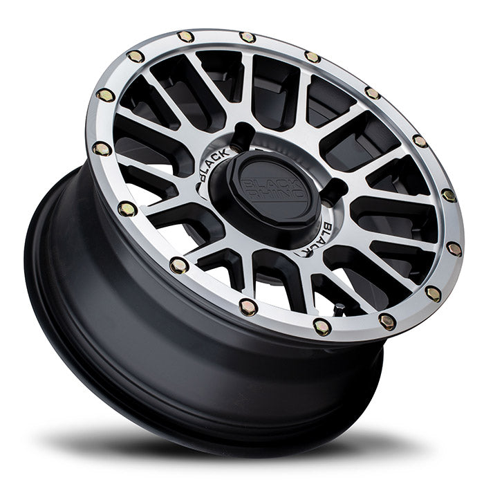 15x7.0 Black Rhino La Paz UTV Semi Gloss Black w/ Machined Face
