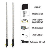 Brite-Lites Transformer Ultra Whip Light Kit