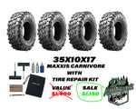 Maxxis Carnivore 35x10x17 With On The Go Tire Repair Kit
