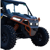 Ravek Front Bumper/Skid Plate with White Lights fits Polaris RZR - Orange