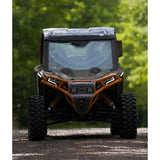 Ravek Front Bumper/Skid Plate with White Lights fits Polaris RZR - Orange