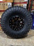 15x7 4/156 5+2 Bullite Ruler Beadlocks in 35x10x15 8ply Atturo Trail Blade Boss Tires