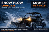 Polaris General 1000 - 2016-2020 - Moose RM5 Snow Plow Kit 4501-0881