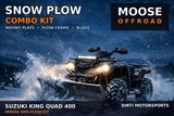 Suzuki King Quad 400 - 2008-2023 - Moose RM5 Snow Plow Kit 4501-0943