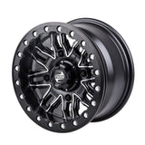 Tusk Nebo UTV Beadlock Wheels (Machined/Black)