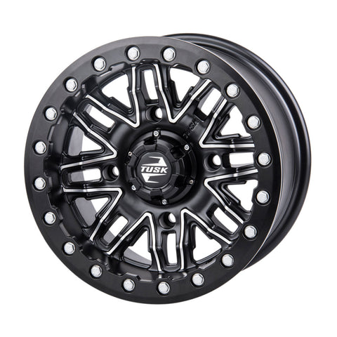Tusk Nebo UTV Beadlock Wheels (Machined/Black)