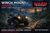 Warn Winch Mount Bundle — Honda Foreman / Rancher / Rubicon