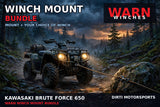 Warn Winch Mount Bundle — Kawasaki Brute Force 650