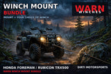 Warn Winch Mount Bundle — Honda Foreman / Rubicon TRX500