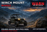 Warn Winch Mount Bundle — Polaris Ranger 900 (Full-Size)