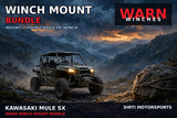 Warn Winch Mount Bundle — Kawasaki Mule SX