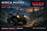 Warn Winch Mount Bundle — Yamaha Grizzly / Kodiak