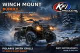 KFI Winch Mount Bundle — Polaris (with Grill)
