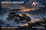 KFI Winch Mount Bundle — Arctic Cat Wildcat
