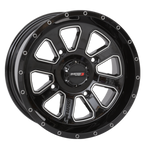 System 3 ST-4 Wheels Gloss Black and Machined