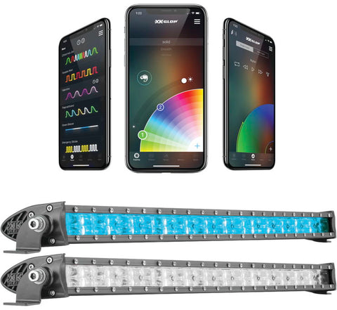 XK Glow App Controlled RGBW LED Light Bar 32 Inch